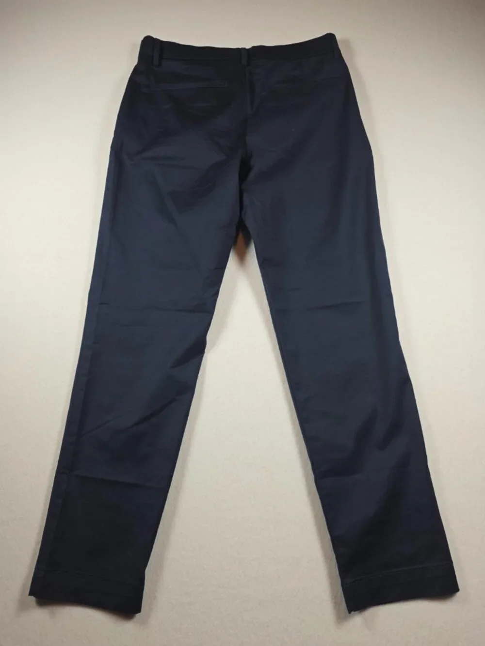 Banana Republic Chino Pants Womens 28x28 Navy Slim Fit Flat Front Slash Pocket